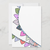 Joyeux anniversaire amusant rose et coeur modèle c (Dos)