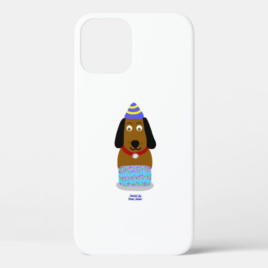 Joyeux Anniversaire Apple iPhone 12 Coque (Verso)
