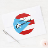Joyeux anniversaire Autocollant – Fête Drapeau de (Enveloppe)
