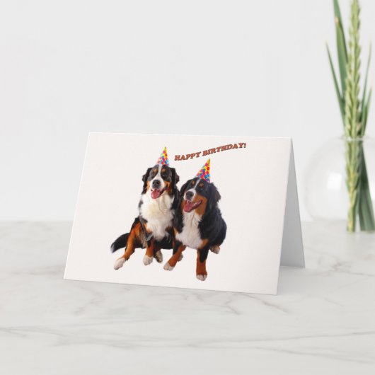 Joyeux anniversaire avec carte bernaise (Devant)