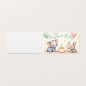 Joyeux anniversaire avec des amis animaux (Outside Unfolded)