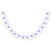 Joyeux Anniversaire Bannière de Bunting Plutôt Vio (Tout)