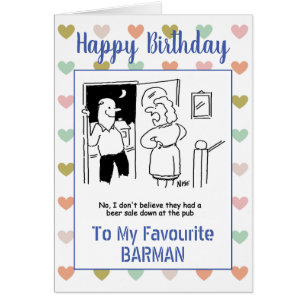 Joyeux anniversaire Barman