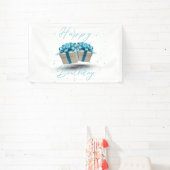 Joyeux Anniversaire Bébé Bleu Banderole Vinyle 2.5 (Insitu)