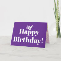 Joyeux anniversaire, bébé, carte de vœux pliée