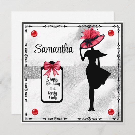 Joyeux anniversaire belle carte d'anniversaire de  (Devant / Derrière)