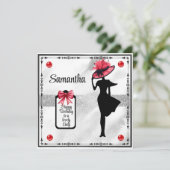 Joyeux anniversaire belle carte d'anniversaire de (Debout devant)