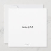 Joyeux anniversaire belle carte d'anniversaire de (Dos)