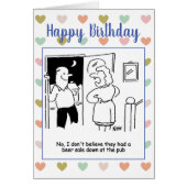 Joyeux Anniversaire Bière Vente Drunk (Devant)