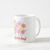 Joyeux Anniversaire bougies Mug (Devant droit)