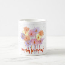 Joyeux Anniversaire bougies Mug