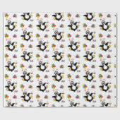 Joyeux Anniversaire Cadeau Enveloppement Papier Pe (Plat)