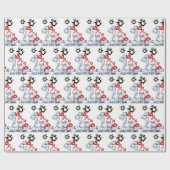 Joyeux Anniversaire Cadeau Enveloppement Papier Pe (Plat)