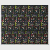 Joyeux Anniversaire Cadeau Enveloppement Papier Sc (Plat)