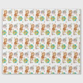 Joyeux Anniversaire Cadeau Enveloppement Papier Si (Plat)