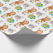 Joyeux Anniversaire Cadeau Enveloppement Papier Si (Coin)