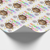 Joyeux Anniversaire Cadeau Enveloppement Papier Si (Coin)