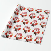 Joyeux Anniversaire Cadeau Papier à envelopper fra (Déroulé)