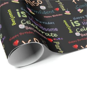 Joyeux Anniversaire Cadeau Papier Benjamin