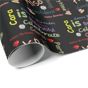 Joyeux Anniversaire Cadeau Papier Cara