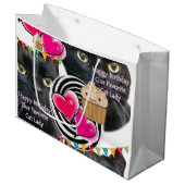 Joyeux Anniversaire Cadeau Sac Chat Dame (Devant Angle)