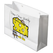 Joyeux Anniversaire Cadeau Sac Cheesy Anniversaire (Devant Angle)