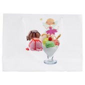 Joyeux Anniversaire Cadeau Sac Fée glace crème (Dos)