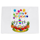 Joyeux Anniversaire Cadeau Sac Fruit Cake Candles (Devant)