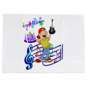Joyeux Anniversaire Cadeau Sac Musicien Guitare (Dos)