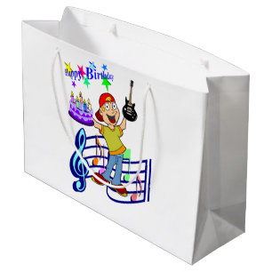 Joyeux Anniversaire Cadeau Sac Musicien Guitare
