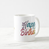Joyeux anniversaire café Mug (Devant droit)