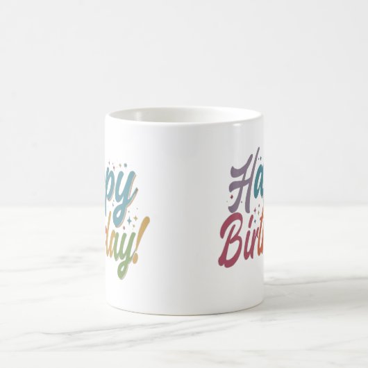 Joyeux anniversaire café Mug (Centre)