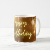 Joyeux Anniversaire Café Mug / Coupe (Devant droit)