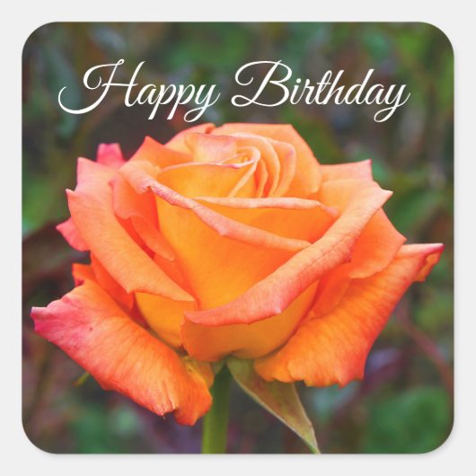 Joyeux Anniversaire Caraïbes Rose #2 Stickers (Devant)