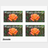 Joyeux Anniversaire Caraïbes Rose #2 Stickers (Feuille)