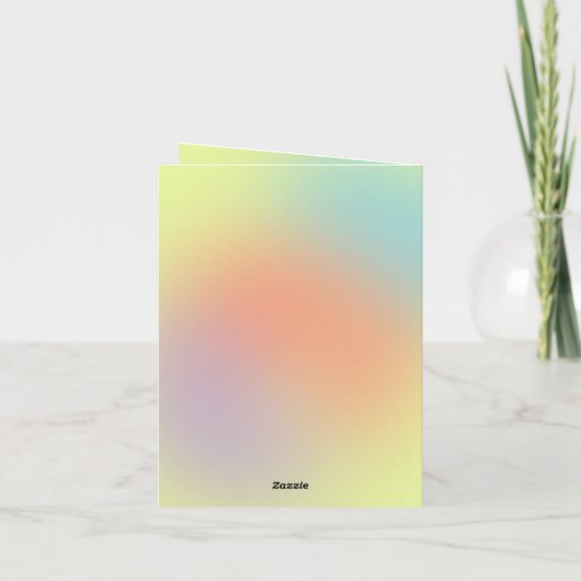 Joyeux anniversaire CArd (Dos)