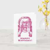Joyeux anniversaire ! carte (Fleur jaune)