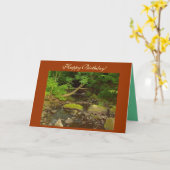 Joyeux anniversaire ! Carte (Fleur jaune)