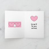 Joyeux anniversaire Carte Bae par dalDesignNZ (Intérieur)