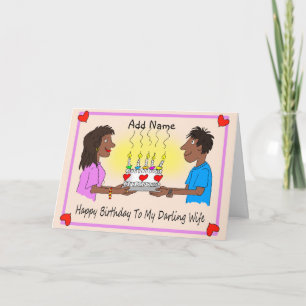 Joyeux Anniversaire, Carte Couple