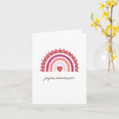 Joyeux anniversaire Carte d'anniversaire française (Fleur jaune)