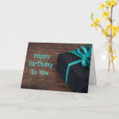 Joyeux anniversaire carte d'anniversaire rustique (Fleur jaune)