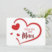 Joyeux anniversaire carte de fête des mères (Debout devant)