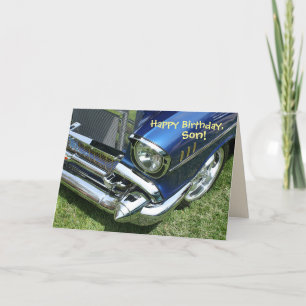 "Joyeux anniversaire, carte de fils"