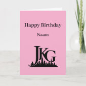 Joyeux Anniversaire Carte de Manhattan Skyline (Devant)
