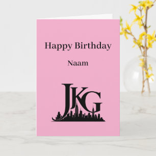 Joyeux Anniversaire Carte de Manhattan Skyline