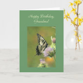 Joyeux anniversaire, carte de modèle de (Fleur jaune)
