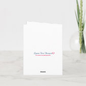 Joyeux Anniversaire | Carte de Toutes Occasions |  (Dos)