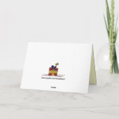 Joyeux anniversaire ! Carte de vœux (Dos)
