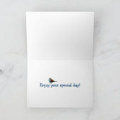 Joyeux anniversaire, carte de voeux de bonbon (Intérieur)